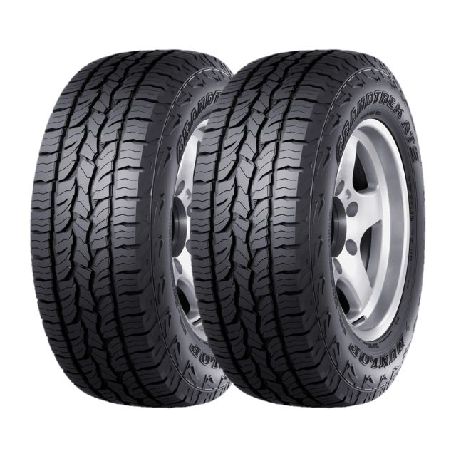 SETX2 255/60R18 112H AT5 Dunlop PR A/T TL BLK THA