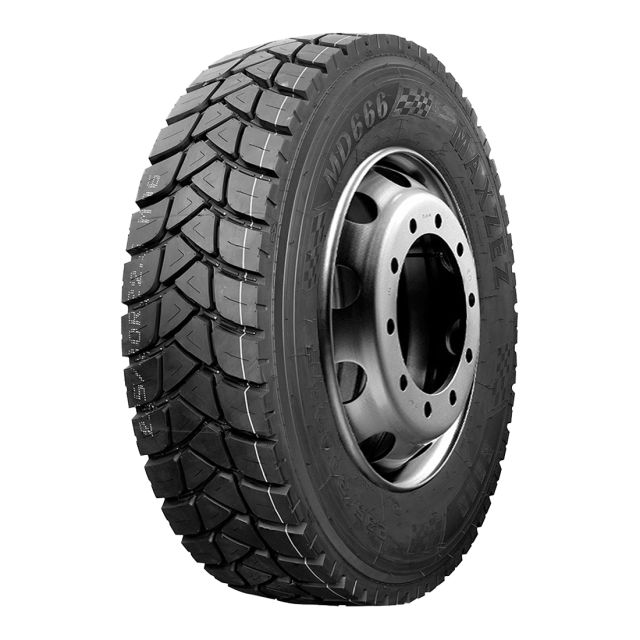 295/80R22.5 152/149L MD666 Maxzez 18PR Trac-On/Off TL BLK CHN